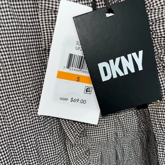 DKNY Women's Ruffle Sleeve Top - Gray - Picture 2 of 6